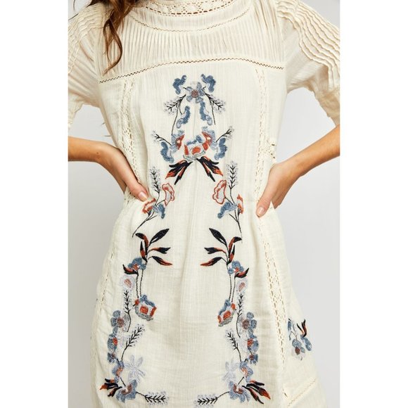 NWT Free People Perfectly Victorian Mini / Cream - Picture 5 of 7